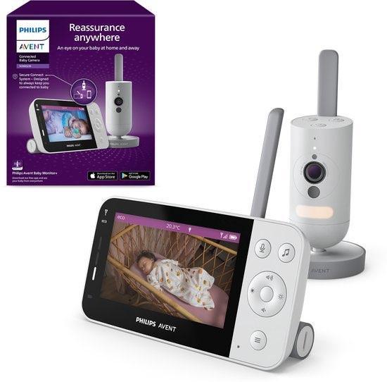 Philips Avent Babyfoon met camera en app SCD921/26, Enfants & Bébés, Babyphones, Comme neuf, 250 mètres ou plus, Caméra, Digital