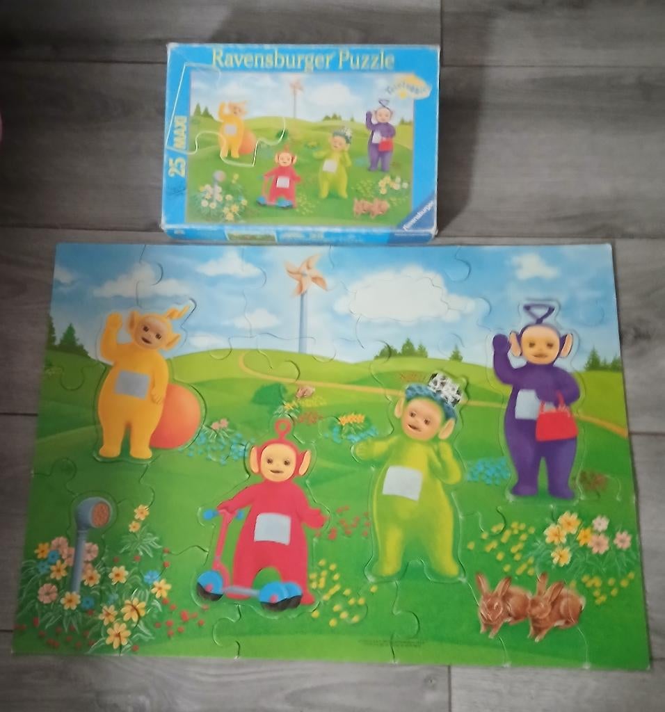 Teletubbies puzzel van 25 stukjes, Ophalen, Zo goed als nieuw