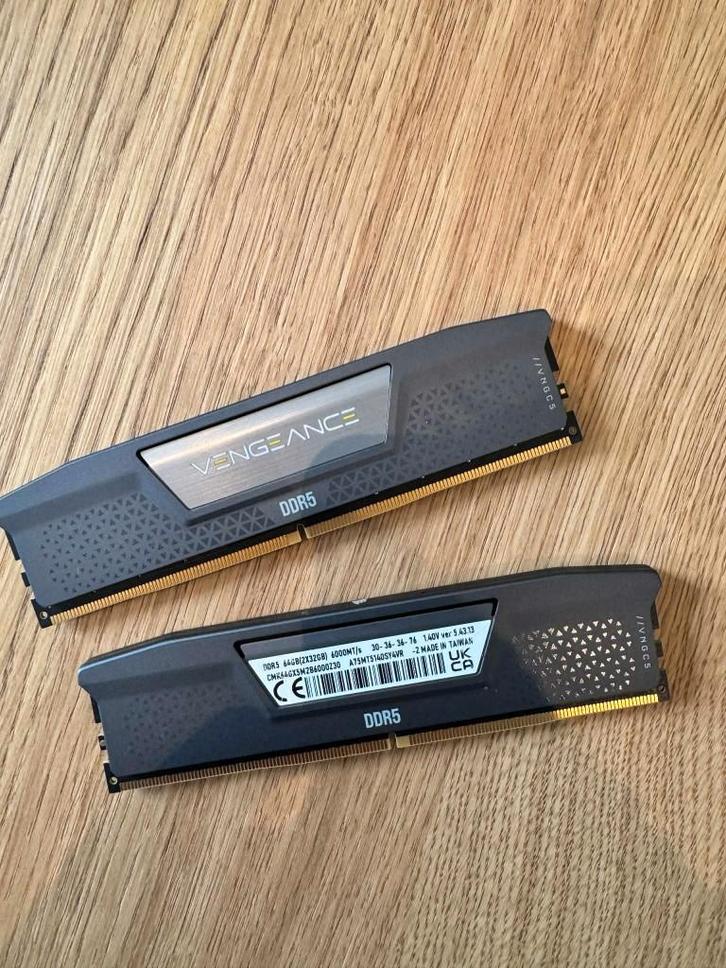 DDR5 6000MT 64GB (2x32GB) Corsair Vengeance, Computers en Software, RAM geheugen, Nieuw, Desktop, 64 GB, DDR5, Verzenden