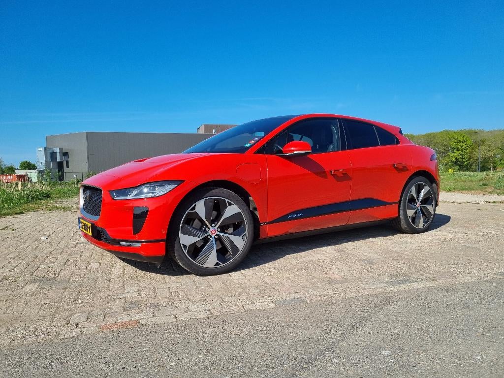 Jaguar I-Pace First Edition EV400 90 kWh Photon Red, Auto's, Automaat, I-PACE, Leder, Elektrisch