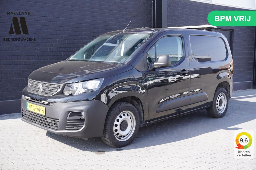 Peugeot Partner 1.5 BlueHDI 130 PK Automaat EURO 6 - Airco -, Automaat, Zwart, Bedrijf, Diesel