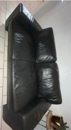 Canapé 2 place en cuir noir, Enlèvement, Neuf, 75 à 100 cm, 150 à 200 cm