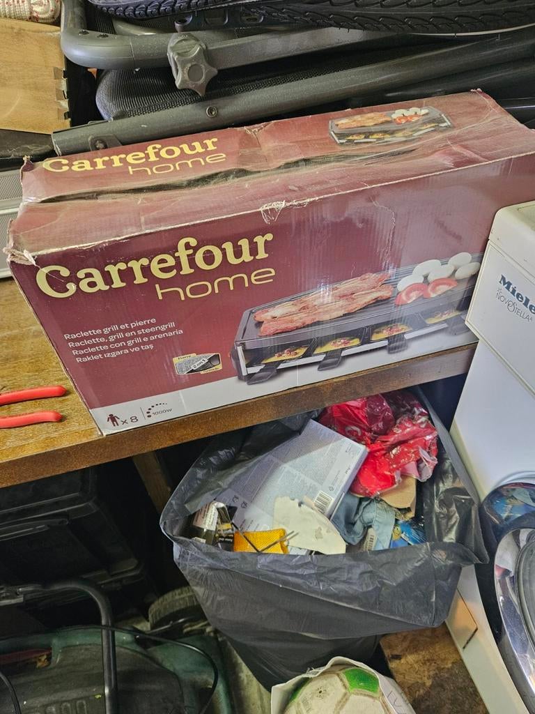 Raclette grill en steengrill, Ophalen