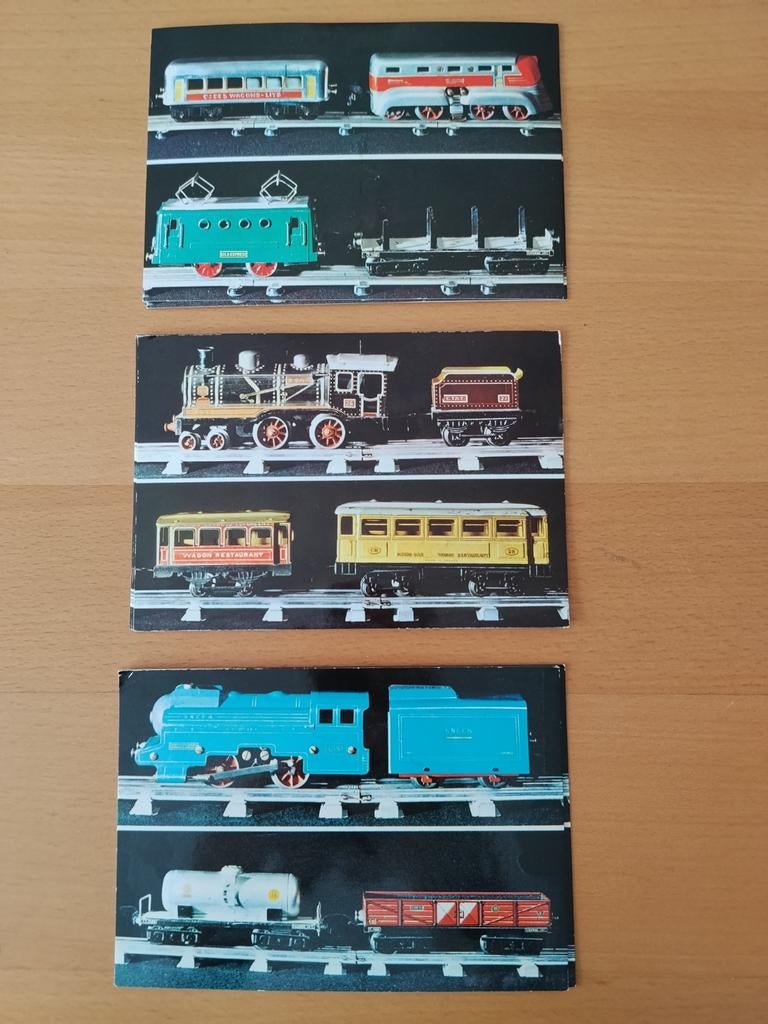 Postkaarten voor de trein