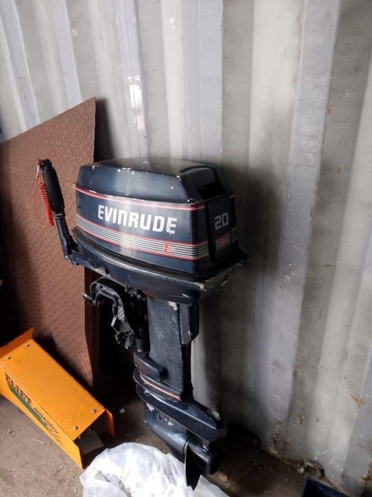 Evinrude 20pk 2cilinder 2t buitenboordmotor, Watersport en Boten, Ophalen, 10 tot 30 pk, Gebruikt, Buitenboordmotor