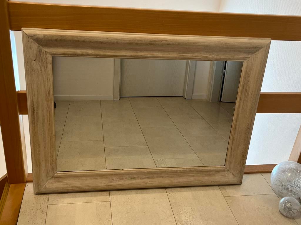 Miroir en bois, Enlèvement, Utilisé, 100 à 150 cm, Rectangulaire