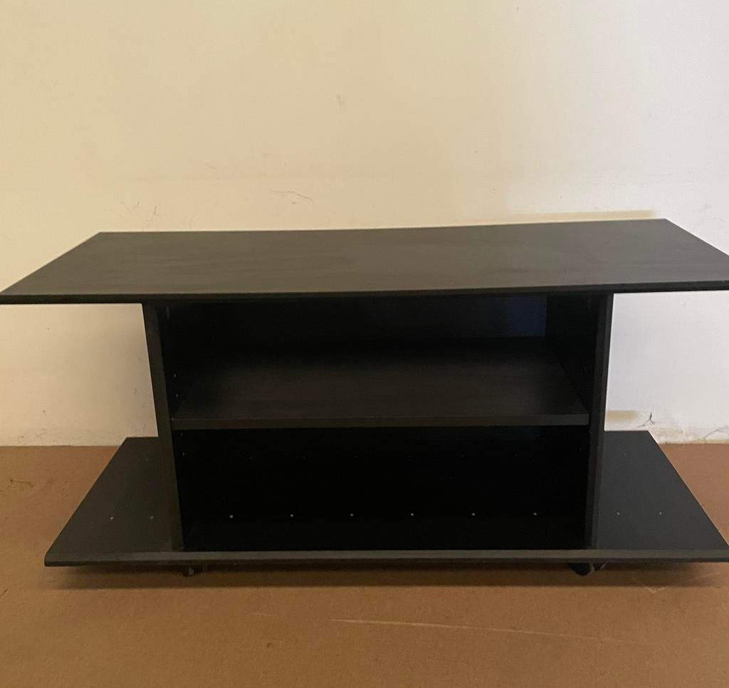 IKEA TV meubel / kast – zwart – praktisch, Ophalen, Gebruikt