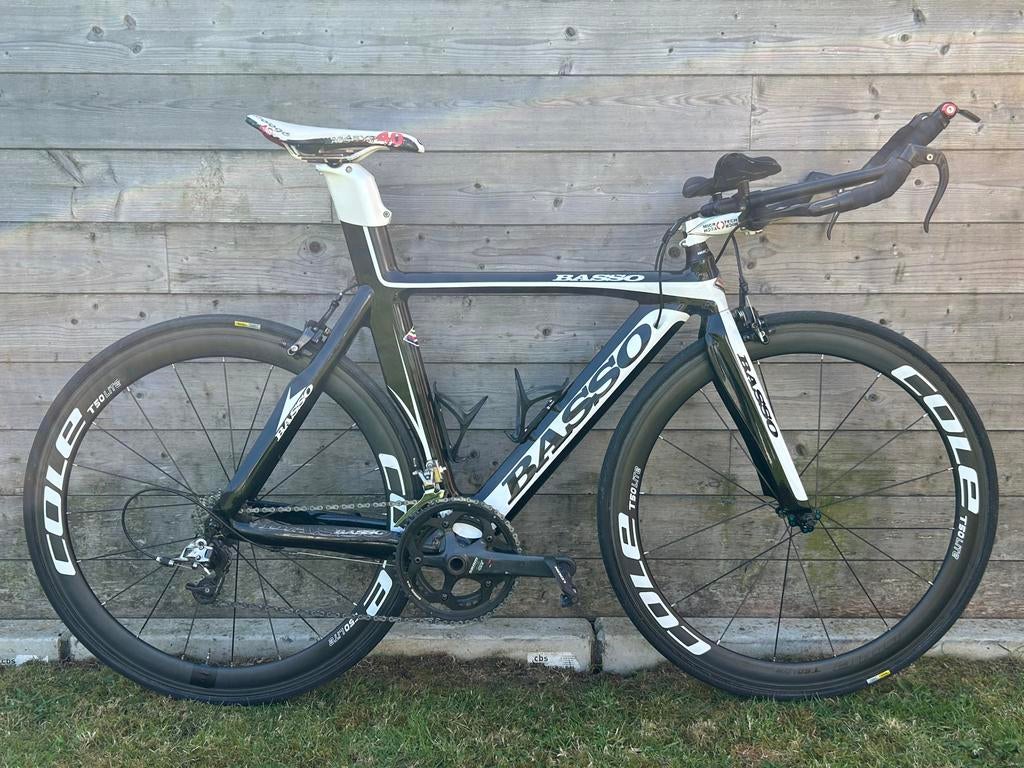 BASSO tijdritfiets, compleet & in heel goede staat!, Gebruikt, Carbon, Velgrem, Meer dan 20 versnellingen