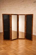 Stijlvolle houten paravent / kamerscherm –4 panelen–h 180 cm, Enlèvement, Comme neuf