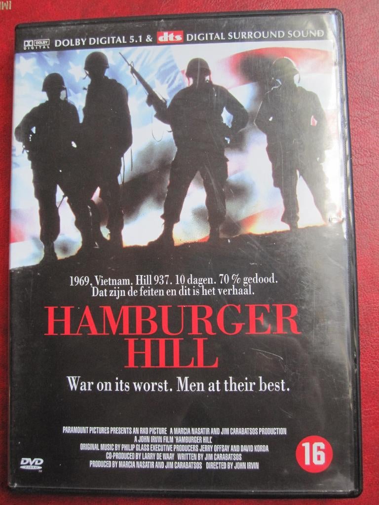Hamburger Hill (1987), CD & DVD, DVD | Action, Comme neuf, Guerre, À partir de 16 ans, Enlèvement ou Envoi