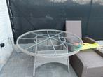 Gratis tuintafel, Tuin en Terras, Ophalen, Gebruikt, Rond, Wicker