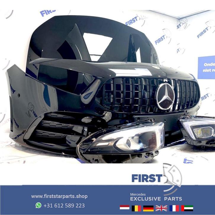 W177 V177 A KLASSE SEDAN 2021 AMG VOORKOP Zwart Mercedes 201, Auto-onderdelen, Carrosserie, Bumper, Mercedes-Benz, Voor, Gebruikt