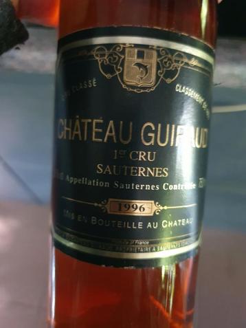 Sauternes te koop 1996, Verzamelen, Wijnen, Ophalen of Verzenden, Zo goed als nieuw
