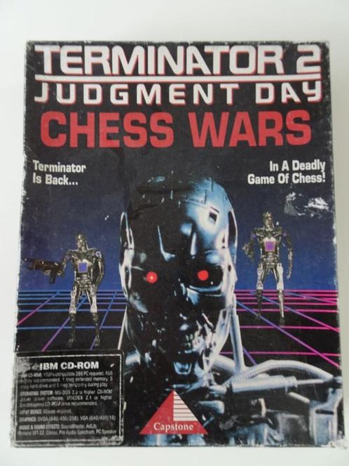 vintage Terminator 2 Chess Wars PC game big box, Consoles de jeu & Jeux vidéo, Jeux | PC, Enlèvement ou Envoi