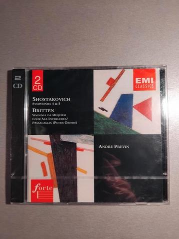 2cd. Shostakovich/Britten. EMI, Previn, Nieuw in verpakking beschikbaar voor biedingen