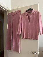 Dameskostuum in fijn roos leder, Kleding | Dames, Kostuum of Pak, Zo goed als nieuw, Roze, Caroline Biss