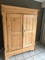 Antieke, grenen houten kast, Antiek en Kunst, Ophalen