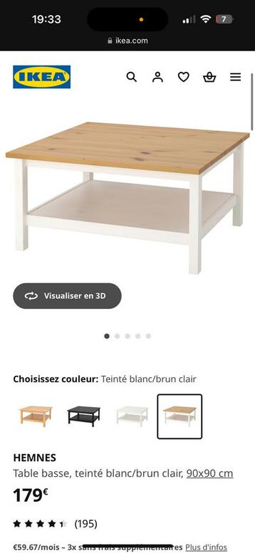 Meuble TV + Table basse  beschikbaar voor biedingen