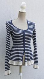 Mooi gevoerd vest van Gérard Darel T 1, Kleding | Dames, Truien en Vesten, Blauw, Ophalen of Verzenden, Zo goed als nieuw, Maat 36 (S)