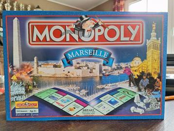 MONOPOLY MARSEILLE A NOTER LES REPARATIONS SUR LE COUVERCLE 