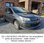 Citroen C4 1.4 Vti - 2013- perte de puissance témoin moteur, Auto's, Euro 5, 140 g/km, Zwart, Bedrijf