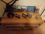 Mooie TV Kast met 2 laden (Zware Teak) 125cm, Ophalen, 100 tot 150 cm, Teak strak, Teakhout