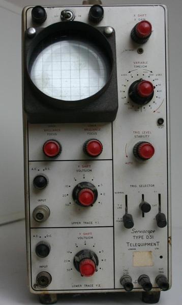 Équipement d'oscilloscope vintage, Enlèvement ou Envoi, Utilisé