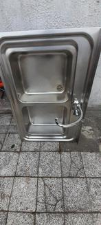 Évier de cuisine francken avec robinet, Gris, Moins de 100 cm, Comme neuf, Enlèvement