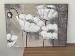 bloemen op canvas trio, Huis en Inrichting, Ophalen, Zo goed als nieuw