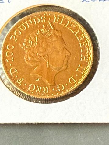 Gouden 100 pound  2022 beschikbaar voor biedingen