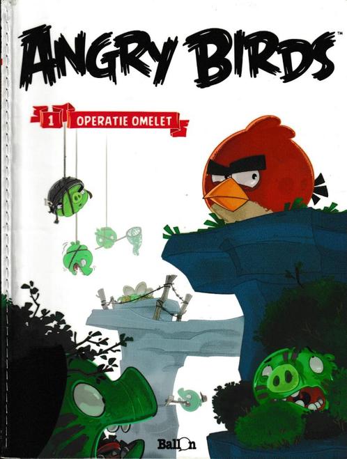 Vijf strips : Angry Birds - volledige reeks., Livres, BD, Enlèvement ou Envoi