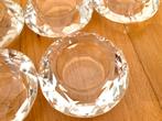 Lot de 6 bougeoirs en verre - comme neufs, Ophalen of Verzenden