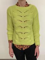 Fluo gele gebreide Trui van CKS (Maat S), Taille 36 (S), Comme neuf, CKS, Jaune