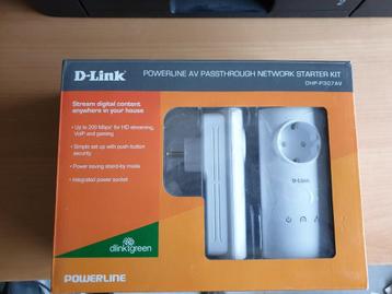 Powerline met stopcontact D-Link beschikbaar voor biedingen