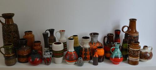 Collectie 23+2 West Germany vazen - FAT LAVA, Antiek en Kunst, Antiek | Keramiek en Aardewerk, Ophalen