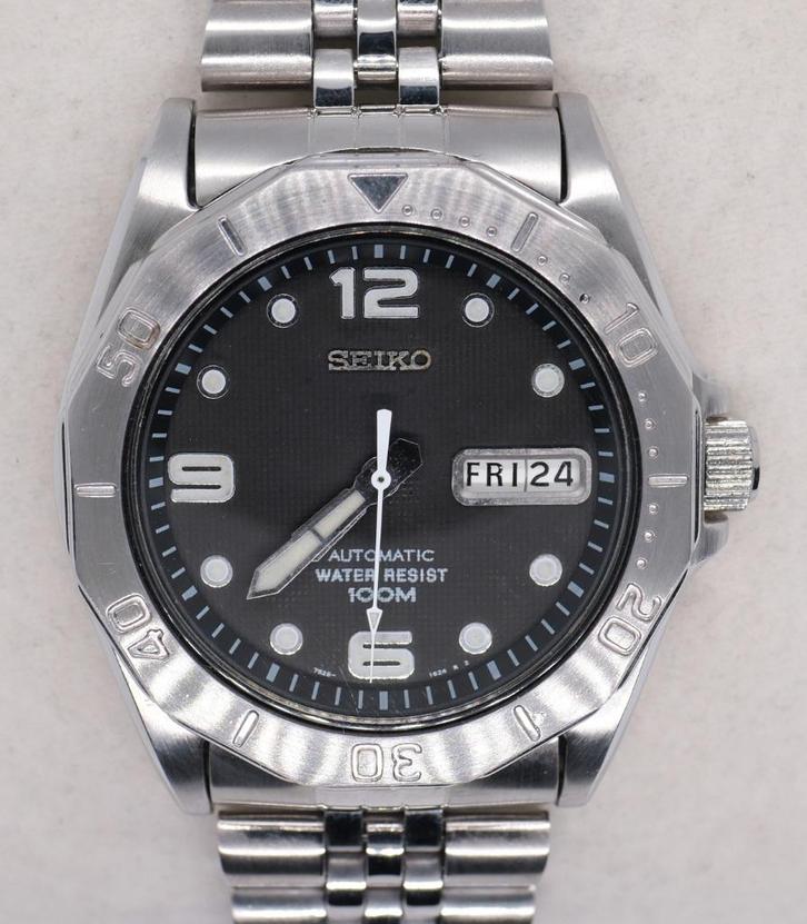 Rare Seiko SKX411 K2 + Bracelet Caoutchouc Original, Handtassen en Accessoires, Overige Accessoires, Zo goed als nieuw, Ophalen of Verzenden