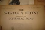 7 boeken Western Front met Murhead Bone  tekeningen, Enlèvement ou Envoi