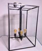 Lantaarn 50cm breed x 50cm diep x 75cm hoog, Enlèvement, Utilisé, Verre, Landelijk