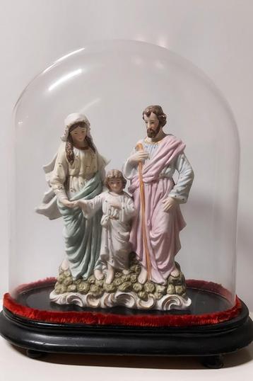 Antiek bisque porseleinen beeld heilige familie