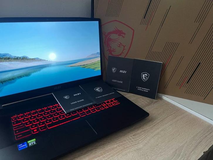 MSI Gaming Laptop, Computers en Software, Windows Laptops, Zo goed als nieuw, 17 inch of meer, SSD, 4 Ghz of meer, 16 GB, Azerty