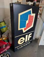 elf motorolie oude grote reclame lichtbak, Verzamelen, Merken en Reclamevoorwerpen, Ophalen, Gebruikt, Lichtbak of (neon) lamp