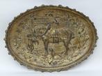 Ypres - belle plaque souvenir en métal - guerre de 1914 1918, Antiquités & Art, Enlèvement ou Envoi