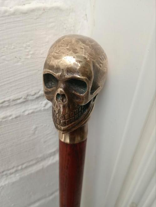 Schedelstok 97 cm, Antiek en Kunst, Curiosa en Brocante, Ophalen of Verzenden