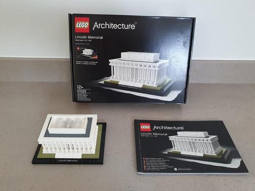 Lego Architecture - 21022 - Lincoln memorial, Kinderen en Baby's, Speelgoed | Duplo en Lego, Gebruikt, Lego, Complete set, Ophalen of Verzenden