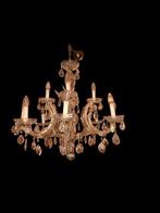 Lustre style Murano pampilles en verre, Ophalen, Gebruikt, Glas