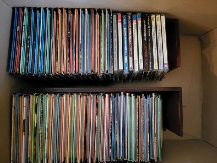 Grote partij klassieke muziek & jazz cd’s + 2 metalen cd-rek, Cd's en Dvd's, Cd's | Verzamelalbums, Zo goed als nieuw, Pop, Ophalen