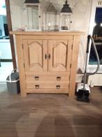 Vol eiken eetplaats, Huis en Inrichting, Ophalen, Zo goed als nieuw, 6 tot 8 stoelen