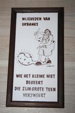 Wijsheden van Urbanus , stripfiguur tegel spreuk, Enlèvement ou Envoi, Autres personnages, Utilisé, Autres types