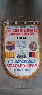 Fanion Standard de Liège Barcelone coupe d'Europe 1982, Enlèvement ou Envoi, Utilisé, Fanion ou Écharpe