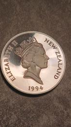 New Zeeland,5 Dollars 1994,Proof UNCzilver 0.925% large munt, Enlèvement ou Envoi, Monnaie en vrac, Argent